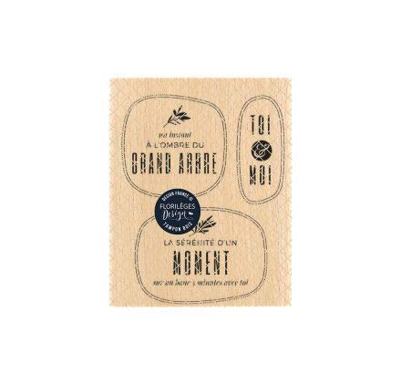 Florilèges Design Stempel, Farbe Holz, 80 x 100 mm von Florilèges Design