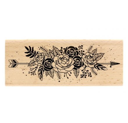 Florilèges Design Stempel Blumen und Federn, Holz, Farbe Holz, 6 x 15 x 2,5 cm Florilèges Design Stempel Blumen und Federn, Holz, Farbe Holz, 6 x 15 x 2,5 cm von Florilèges Design