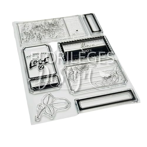 Florilèges Design Stempel klar, Kunststoff, transparent, Format: A6 Florilèges Design Stempel klar, Kunststoff, transparent, Format: A6 von Florilèges Design