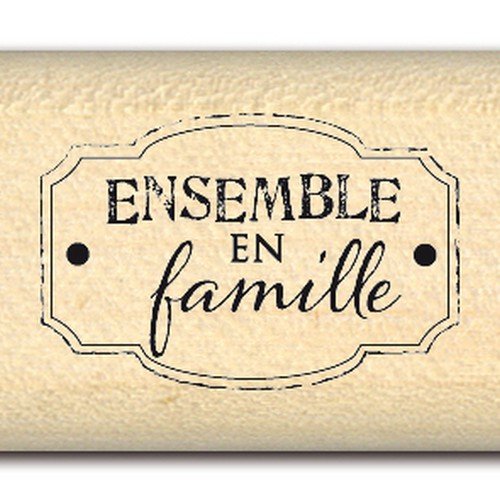 Florilèges Design fa211138 Stempel Scrapbooking Set aus Familie beige 2 x 3 x 2,5 cm von Florilèges Design