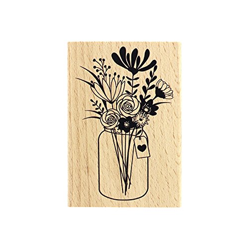 Florilèges Design fg117032 Grand Bouquet Stempel Holz 10 x 7 x 2,5 cm von Florilèges Design