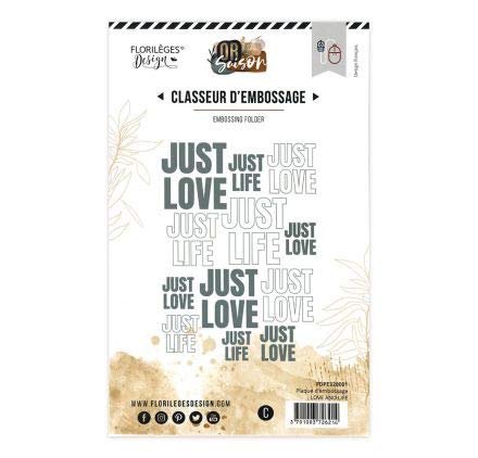 Prägeschablone "Florilèges Design – Gold Saison' Love and Life Prägeschablone "Florilèges Design – Gold Saison' Love and Life von Florilèges Design
