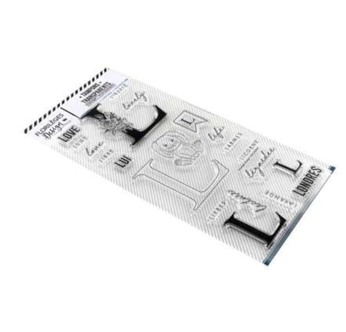 Stempel "Florilèges Design", transparent, Buchstabe L von Florilèges Design