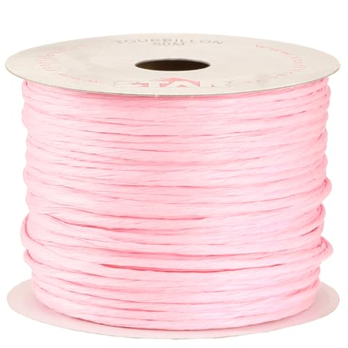 Bastelzubehör Papierkordel Draht rosa für kreative Dekorationen Bastelzubehör Papierkordel Draht rosa für kreative Dekorationen von Floristik24