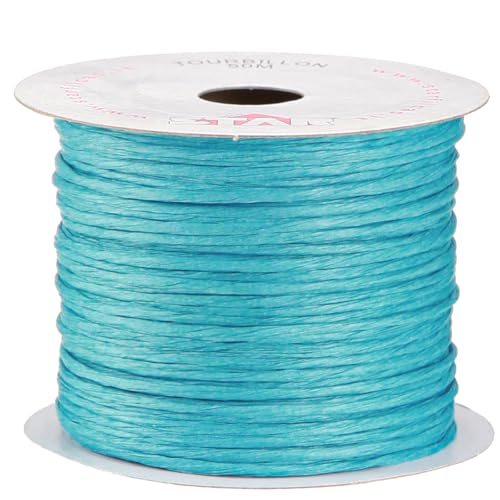 Flexibler Türkiser Papierdraht für kreative maritime Dekorationen 50m Flexibler Türkiser Papierdraht für kreative maritime Dekorationen 50m von Floristik24