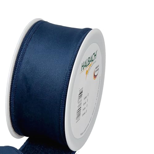 FloristryWarehouse Blaues Weihnachts-Samtstoffband, 50 mm breit, auf 8 m Rolle, Drahtrand FloristryWarehouse Blaues Weihnachts-Samtstoffband, 50 mm breit, auf 8 m Rolle, Drahtrand von Floristrywarehouse