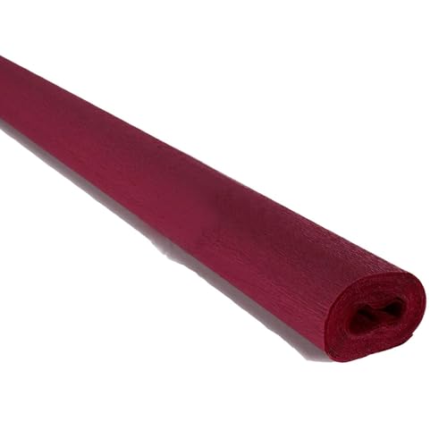 FloristryWarehouse Feines Krepppapier, Rolle, 60 g, 50 cm breit x 150 cm lang, Burgunderrot, Farbton 320 von Floristrywarehouse
