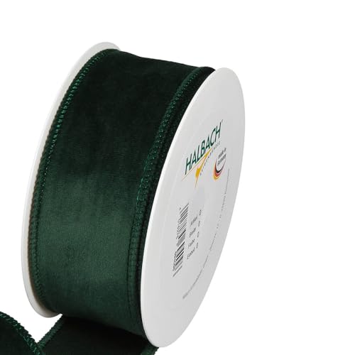 FloristryWarehouse Geschenkband aus Samt, 5,1 cm breit, auf Rolle mit 9 Metern, Tannengrün FloristryWarehouse Geschenkband aus Samt, 5,1 cm breit, auf Rolle mit 9 Metern, Tannengrün von Floristrywarehouse