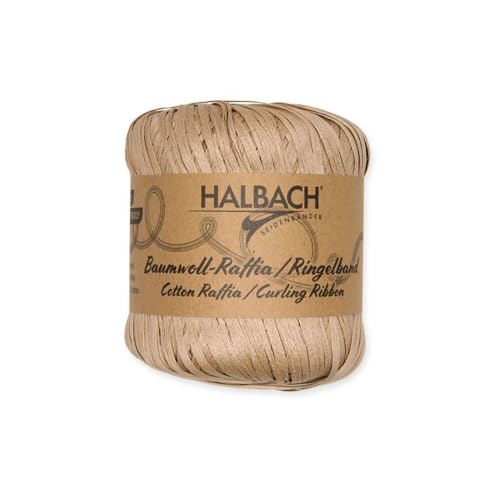 FloristryWarehouse Ringelband aus Baumwollbast, 50 g Knäuel, 100 m lang, Natur FloristryWarehouse Ringelband aus Baumwollbast, 50 g Knäuel, 100 m lang, Natur von Floristrywarehouse
