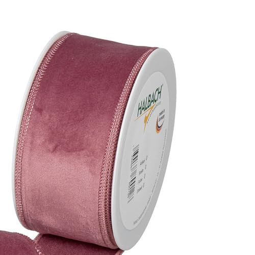 FloristryWarehouse Samtband mit Drahtrand, 50 mm breit, 8 m Rolle, Altrosa FloristryWarehouse Samtband mit Drahtrand, 50 mm breit, 8 m Rolle, Altrosa von Floristrywarehouse