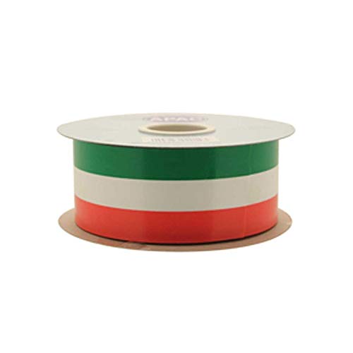 Floristrywarehouse Floristenband, Polyester, 5 cm breit x 45 m, Grün/Weiß/Orange Floristrywarehouse Floristenband, Polyester, 5 cm breit x 45 m, Grün/Weiß/Orange von Floristrywarehouse