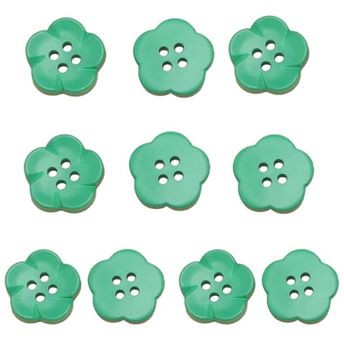 10 PCs Harzknöpfe Nähen Mantelhandwerk Blumenform 4 Löcher Für Handwerksprojekte von Florisync
