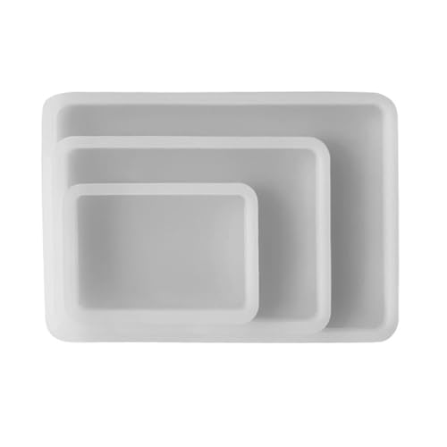 3 Stück Tellerformen Geometrie Tablett Cup Mat Silikonformen für Kunst Handwerk Tassen Matten Epoxidharz Formen 3 Stück Tellerformen Geometrie Tablett Cup Mat Silikonformen für Kunst Handwerk Tassen Matten Epoxidharz Formen von Florisync