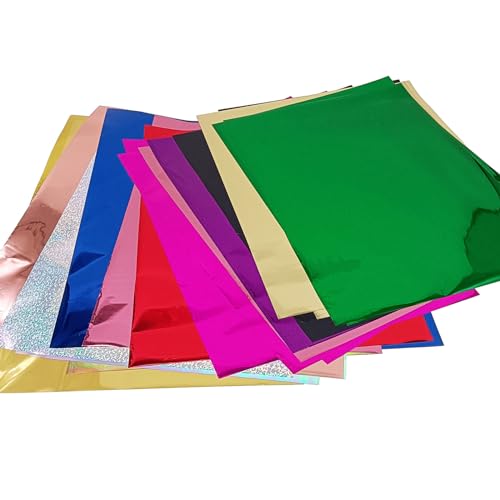 50 Blatt A 4 Heißfolien-Stempelpapiere Goldfolie Transferfolie Papier für Handwerk Prägung Scrapbooking Karten 50 Blatt A 4 Heißfolien-Stempelpapiere Goldfolie Transferfolie Papier für Handwerk Prägung Scrapbooking Karten von Florisync
