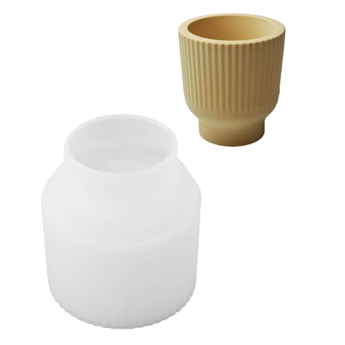 Becherförmige Silikonform, lebensmittelechtes Silikon, antihaftbeschichtet, für Töpferwaren, Töpfe, Pflaster, Ornamente, Heimdekorationen Becherförmige Silikonform, lebensmittelechtes Silikon, antihaftbeschichtet, für Töpferwaren, Töpfe, Pflaster, Ornamente, Heimdekorationen von Florisync