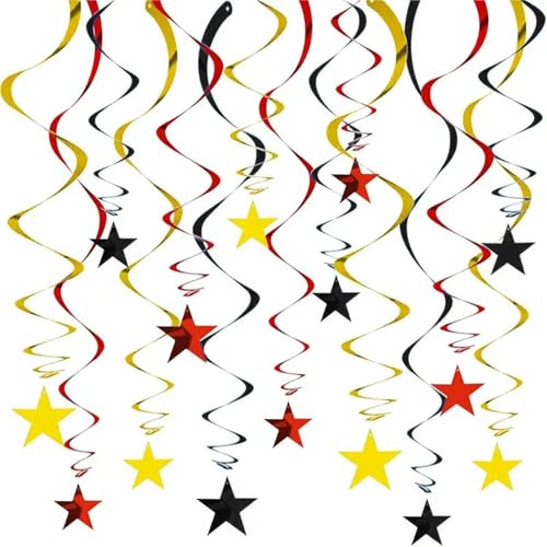 Florisync 30 Stück Stern-Hängewirbel Dekorationen für Hochzeiten und Babypartys, ideal für Partyplaner und Bastler von Florisync