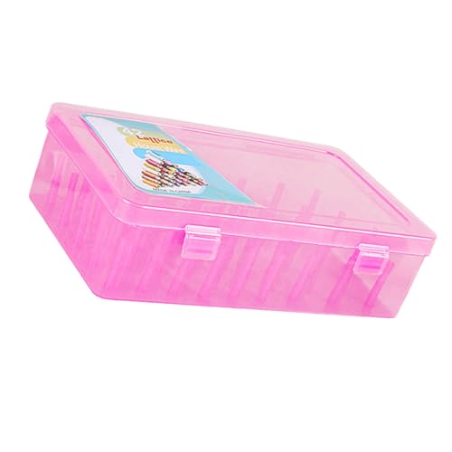 Florisync 42 Spulen, transparenter Fadenbehälter, Garnspulen-Aufbewahrungsbox, Garnspulen-Aufbewahrungsbehälter, Stickgarn, Nähgarn, Organizer Florisync 42 Spulen, transparenter Fadenbehälter, Garnspulen-Aufbewahrungsbox, Garnspulen-Aufbewahrungsbehälter, Stickgarn, Nähgarn, Organizer von Florisync