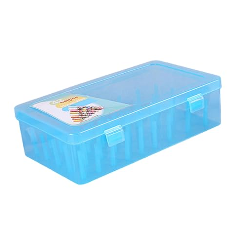 Florisync 42 Spulen, transparenter Fadenbehälter, Garnspulen-Aufbewahrungsbox, Garnspulen-Aufbewahrungsbehälter, Stickgarn, Nähgarn, Organizer Florisync 42 Spulen, transparenter Fadenbehälter, Garnspulen-Aufbewahrungsbox, Garnspulen-Aufbewahrungsbehälter, Stickgarn, Nähgarn, Organizer von Florisync