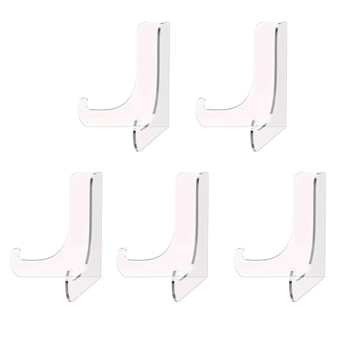Florisync 5 Stück Acryl-Ständer, transparent, Staffelei-Halter für Karten, Bücher, Bilderrahmen, Bilder, Zeitschriften, CDs und Telefone Florisync 5 Stück Acryl-Ständer, transparent, Staffelei-Halter für Karten, Bücher, Bilderrahmen, Bilder, Zeitschriften, CDs und Telefone von Florisync