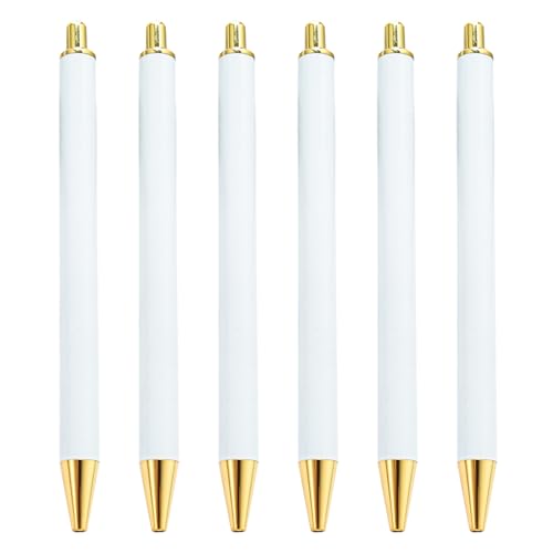 Florisync 6 Stück Kugelschreiber mit 1,0 mm Spitze, einziehbarer Kugelschreiber für Studenten, Lehrer, Büro, Signierstift, 1,0 mm Stiftspitze Florisync 6 Stück Kugelschreiber mit 1,0 mm Spitze, einziehbarer Kugelschreiber für Studenten, Lehrer, Büro, Signierstift, 1,0 mm Stiftspitze von Florisync