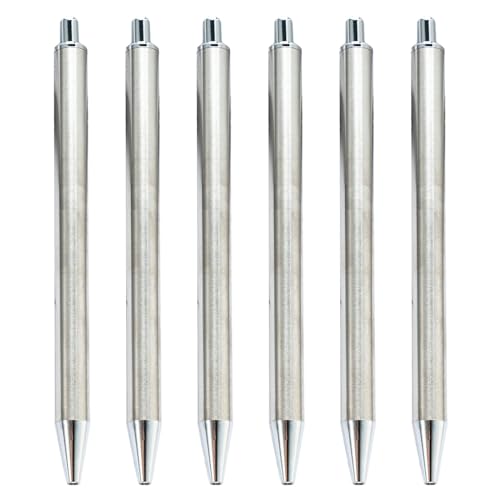 Florisync 6 Stück Kugelschreiber mit 1,0 mm Spitze, einziehbarer Kugelschreiber für Studenten, Lehrer, Büro, Signierstift, 1,0 mm Stiftspitze Florisync 6 Stück Kugelschreiber mit 1,0 mm Spitze, einziehbarer Kugelschreiber für Studenten, Lehrer, Büro, Signierstift, 1,0 mm Stiftspitze von Florisync