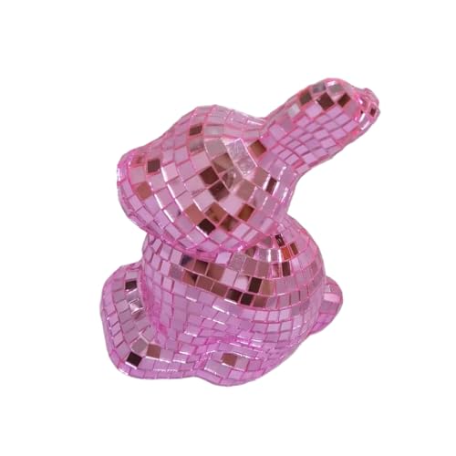 Funkelnde Disco Typ Hasen Figur Reflektierendes Glas Dekoration Festival Tischkunst Für Ostern Feier Dekorative Dekoration von Florisync
