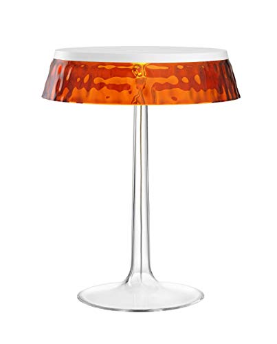 Flos Lampenschirm Bon Jour in der Farbe Bernstein, aus Acrylglas hergestellt, Größe: 31,6x7,5cm, F1033070, Orange Flos Lampenschirm Bon Jour in der Farbe Bernstein, aus Acrylglas hergestellt, Größe: 31,6x7,5cm, F1033070, Orange von Flos
