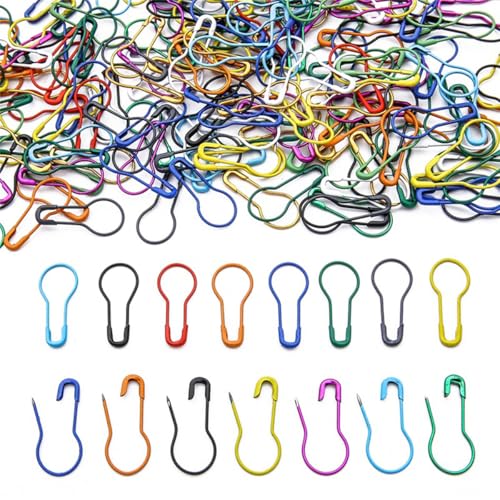 100 Stück Sicherheitsnadeln – Mix-Farben Calabash-Pin Set, ideal für Handarbeiten, Stricken, Nähen & Schmuckgestaltung 100 Stück Sicherheitsnadeln – Mix-Farben Calabash-Pin Set, ideal für Handarbeiten, Stricken, Nähen & Schmuckgestaltung von Flosfjylo