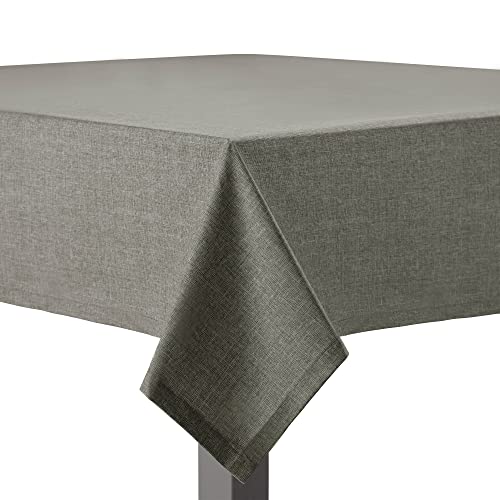 Flowen Tischdecke Abwaschbar 140x140 cm Tischtuch Outdoor Wetterfest Table Cloth Quadratisch Grau Wasserabweisend Baumwollstoff mit Leineneffekt und Lotuseffek Für Küchentisch Wohnzimmer Garten Flowen Tischdecke Abwaschbar 140x140 cm Tischtuch Outdoor Wetterfest Table Cloth Quadratisch Grau Wasserabweisend Baumwollstoff mit Leineneffekt und Lotuseffek Für Küchentisch Wohnzimmer Garten von Flowen