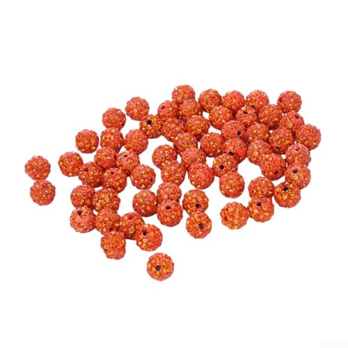 Runde Discokugel-Perlen in Pavé-Fassung, 10 mm, Polymer-Ton, ideal für alle Ihre Bastelbedürfnisse, 100 Stück Runde Discokugel-Perlen in Pavé-Fassung, 10 mm, Polymer-Ton, ideal für alle Ihre Bastelbedürfnisse, 100 Stück von Floweringbeter