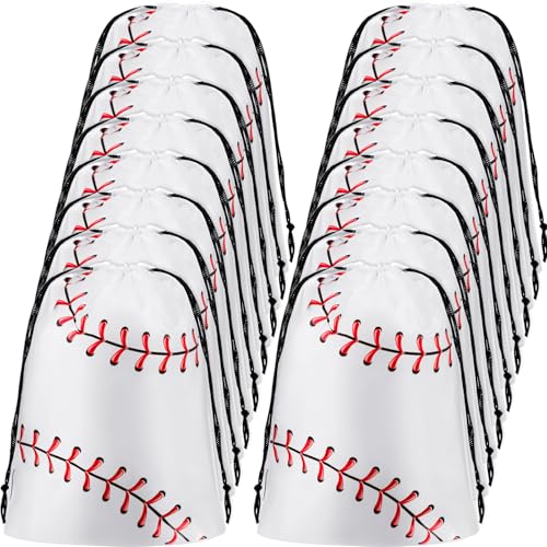 Flutesan Baseballbeutel mit Kordelzug, 20,3 x 25,4 cm, EVA-Kunststoff, wasserdicht, Partyzubehör, Snack-Geschenk, Aufbewahrung für Teamspiel, Jungen, Sport, Mottoparty, Zubehör, 50 Stück Flutesan Baseballbeutel mit Kordelzug, 20,3 x 25,4 cm, EVA-Kunststoff, wasserdicht, Partyzubehör, Snack-Geschenk, Aufbewahrung für Teamspiel, Jungen, Sport, Mottoparty, Zubehör, 50 Stück von Flutesan