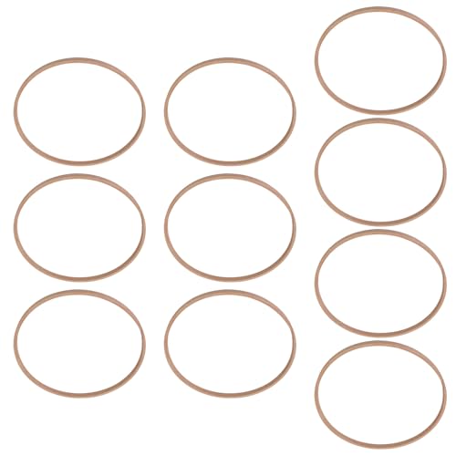 10 Pcs Holzblumenreihe Für Traumfängerkranz Runden Handwerksreflexringe Für Hochzeitskranzwindhäkchen Dekoration von Fluxioxtna