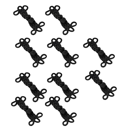 10pcs Nähen Verschlussknopf Chinesische Knoten Frosch Schnalle Perlen Knöpfe Für Tanz Nationales Kleider Chinesisch Cheongsam Ornament von Fluxioxtna
