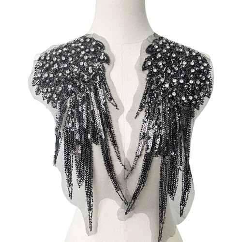 1Pair Stylish Sticked Wing Patches Mode Frauen Schulterdekorationen Für Freizeitkleidung Und Event Dressing 1Pair Stylish Sticked Wing Patches Mode Frauen Schulterdekorationen Für Freizeitkleidung Und Event Dressing von Fluxioxtna