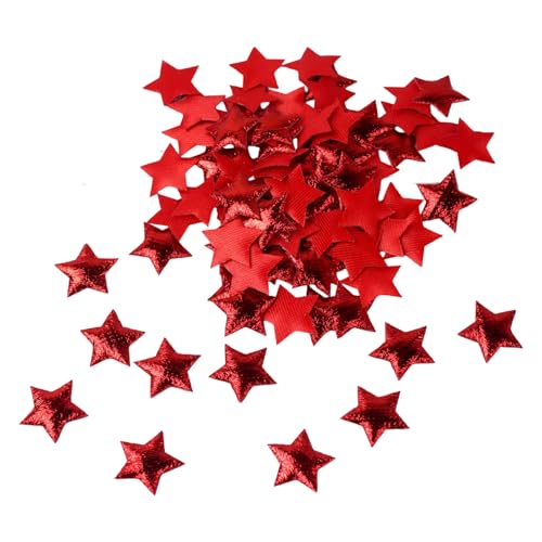 5 Packs Eisen Auf Patches Sternflecken Gold Silber Red Star Applikationen Glitzernde Dekorative Flecken Für Bagschuhkleid von Fluxioxtna