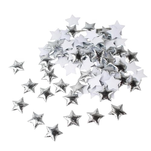 5 Packs Eisen Auf Patches Sternflecken Gold Silber Red Star Applikationen Glitzernde Dekorative Flecken Für Bagschuhkleid von Fluxioxtna