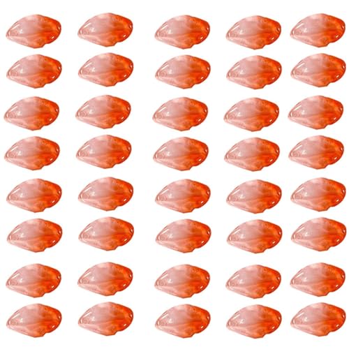 50 PCs Glasperlen 12x20mm Ablaufglas Blütenblätter Handwerk Accessoires Für Handgefertigte Haarnadeldekoration Und Schmuck Making Perlen Gradient Petal Für Haarpinschmuck Kunstprojekt von Fluxioxtna