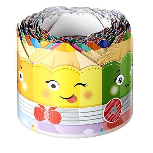 Bleistiftmuster Border Trimm Wandaufkleber 32 8 Fuß Länge Für Tafel Bulletin Board ANSICHT BAG Party Dekoration Papier Tafelaufkleber von Fluxioxtna