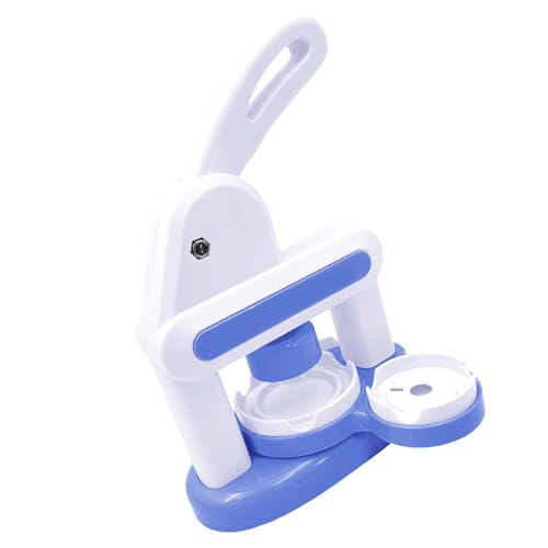 Childrens Badge Bastelmaschine Tragbare Designs Mit 48pcs Zubehör Sicheres Abs Bildungsspielzeug Täglich Gebrauch Taste Maker Machine Für Kinder von Fluxioxtna