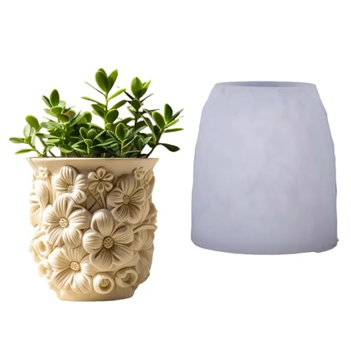 Dekorative Blumen Silikonform Für Harzkunstschöpfung Schmuckhalter Home Dekoration Casting Beton Silikon Für Und Beton von Fluxioxtna