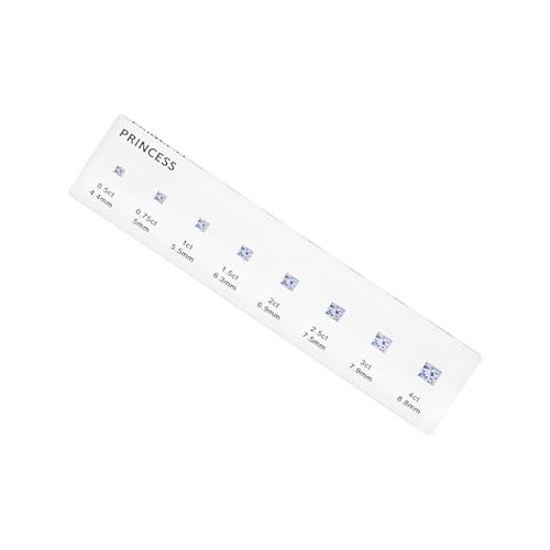 Edelsteine Messwerkzeug Acrylfinger Sizer Für Verlobungsringe Juweliere Und Gemologen Strasssteine Lineal Ringgröße Messzubehör von Fluxioxtna