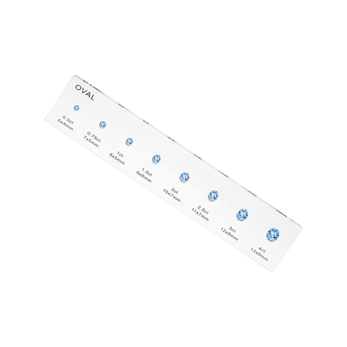 Edelsteine Messwerkzeug Acrylfinger Sizer Für Verlobungsringe Juweliere Und Gemologen Strasssteine Lineal Ringgröße Messzubehör von Fluxioxtna