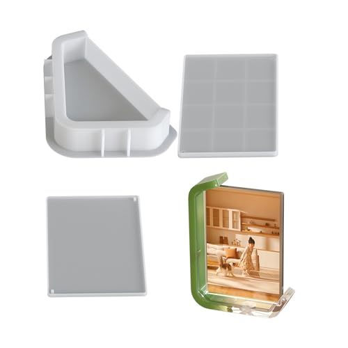 Elegante Bilderrahmen Silikonformen Harz Crafting Formen Craft Project Formen von Fluxioxtna