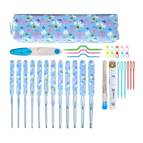 Ergonomischer Häkelhaken 2 0 Mm Bis 6 0 Mm Oder 2 Mm-8 Ergonomische Häkelnadel Zum Stricken Von Häkelschalentschalen Haken Set von Fluxioxtna