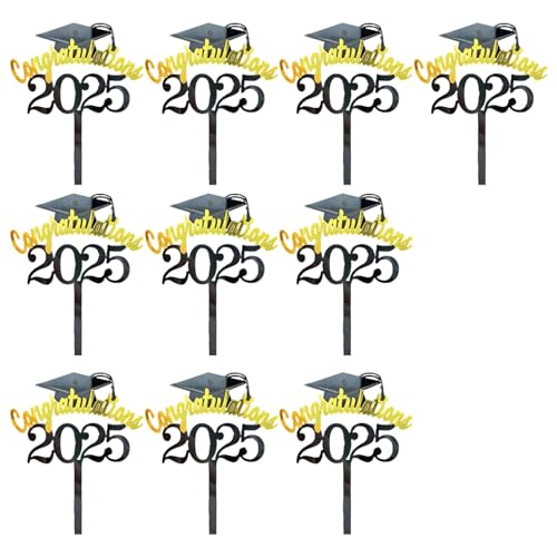 Fluxioxtna 10pcs Metallic Graduation Hat Kuchen Dekorationen Akademische Hutkuchen Für Dessert Tischparty Themenarrangements Abschlussfeier Accessoires Fluxioxtna 10pcs Metallic Graduation Hat Kuchen Dekorationen Akademische Hutkuchen Für Dessert Tischparty Themenarrangements Abschlussfeier Accessoires von Fluxioxtna