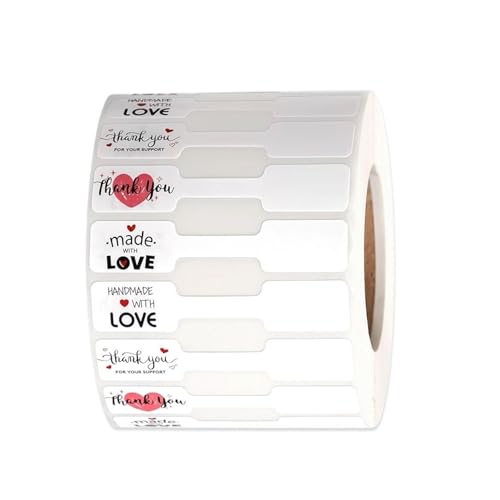 Fluxioxtna 500pcs Matte Paper Schmuckpreis Etiketten Blanks Klebstoffbezeichnungen Ideal Für Boutique Preise Und Produktmarke Schmuckverpackungspreis Für Boutique von Fluxioxtna