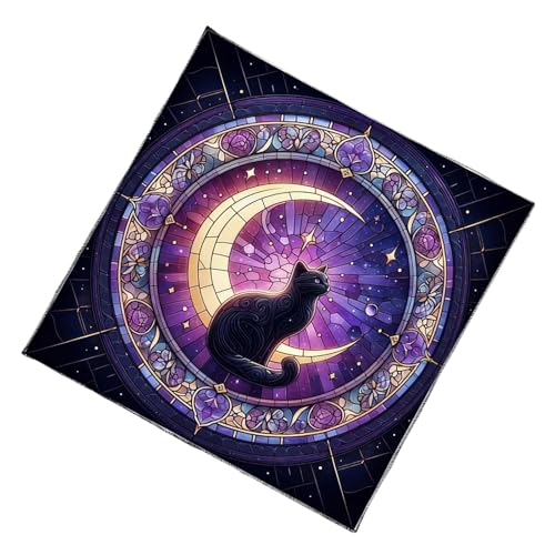 Fluxioxtna Mondkatzen Muster Astrologie Tischdecke Altäre Stoff Quadratische Göttisch Kartentisch Stoff Hexerei Deck Tuch Fluxioxtna Mondkatzen Muster Astrologie Tischdecke Altäre Stoff Quadratische Göttisch Kartentisch Stoff Hexerei Deck Tuch von Fluxioxtna