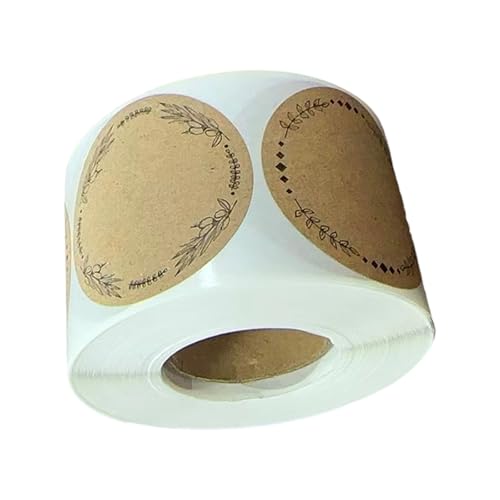 Fluxioxtna Packung Mit 500 Papierrund Klebstoff Etiketten Hausgemachter Liebes Textaufkleber Set Für Backgeschenk Home Dekore Und Verpackungsaufkleber Fluxioxtna Packung Mit 500 Papierrund Klebstoff Etiketten Hausgemachter Liebes Textaufkleber Set Für Backgeschenk Home Dekore Und Verpackungsaufkleber von Fluxioxtna