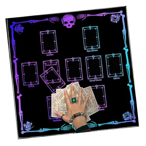 Fluxioxtna Quadratmotiven Tapisserie Lesekarte Astrologys Tischdecke Tarots Tischdecke Tischtuch Hexereien Lieferungen von Fluxioxtna
