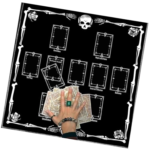 Fluxioxtna Quadratmotiven Tapisserie Lesekarte Astrologys Tischdecke Tarots Tischdecke Tischtuch Hexereien Lieferungen von Fluxioxtna
